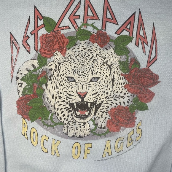 Girls Def Leppard sweatshirt size Medium - Picture 3 of 6